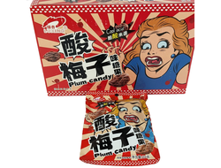 Кислые конфеты Luxing Cool Acid со вкусом сливы