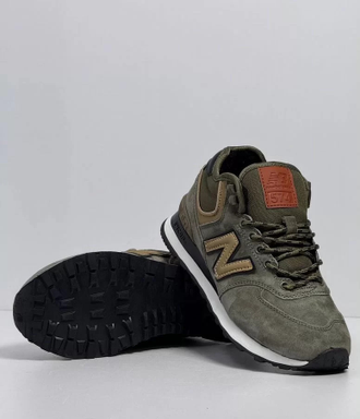 New Balance Classic 574 Khaki С Мехом