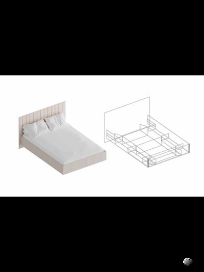 Тефия Кровать 1,6 1762х2049х970 (без основания)