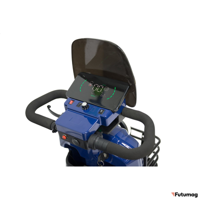 Электроскутер четырехколесный Rutrike Квадро черный