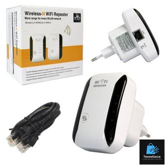 WiFi Усилитель (Reapeater) LV-WR03  220V 300 Мбит/с 802.11B White