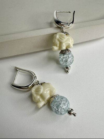 Серьги "Летнее настроение", разные виды