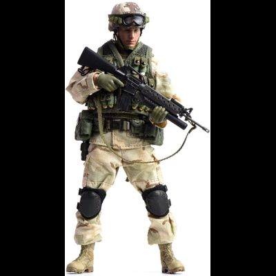 Гранатометчик 75-го полка рейнджеров Армии США ("Падение Черного Ястреба") - Коллекционная фигурка 1/12 scale US Military 75th Rangers Regiment - Grenadier (LW003) - Crazy Figure