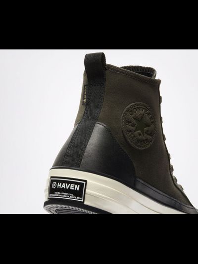 Кеды Converse x Haven Chuck Taylor 70 Gore Tex зимние зеленые высокие