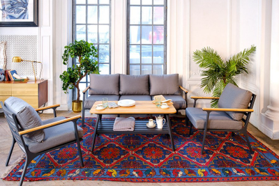 Диванная группа Concorde L темный графит