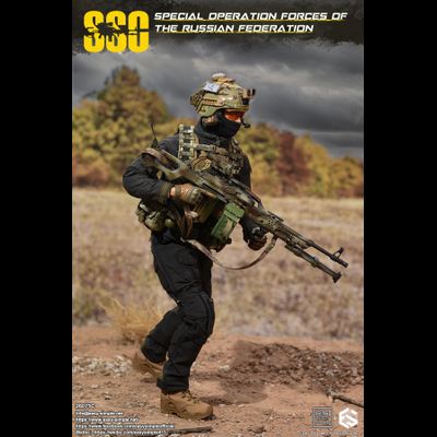 ПРЕДЗАКАЗ - Пулеметчик ССО РФ - Коллекционная ФИГУРКА 1/6 scale Special Operation Forces of The Russian Federation (SSO) (26075С) - Easy&amp;Simple ?ЦЕНА: 26300 РУБ.?