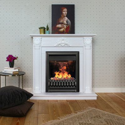 камин Stefania WT с очагом 3D Oregan