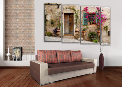 Модульная картина "Прогулка по Провансу"