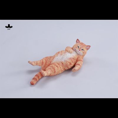 Котик на софе (рыжий) - Коллекционная фигурка 1/6 Lazybones Cat (JXK293B) - JXK