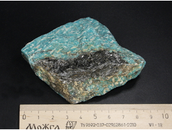 Амазонит, необработанный образец, Кольский п-ов (68*62*28 мм, 155 г) №27498