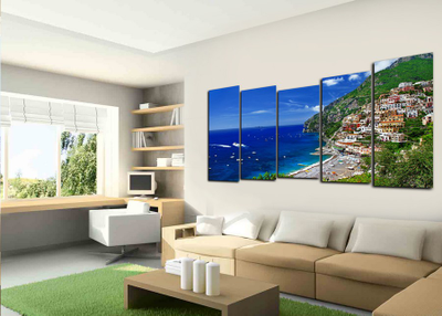 Модульная картина "Райский курорт"