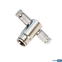 Фитинг Slip-Lock для двух форсунок концевой Ø3/8"