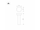 Светильник Arlight LGD-SWAMP-BOLL-H500-7W Warm3000 (GR, 93 deg, 230V)