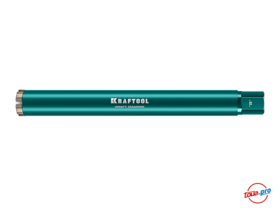 Алмазная коронка Kraftool Diamond 62 мм 450 мм 1 1/4" 29825-062