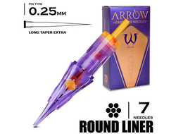 7 RLLT/0.25 - Round Liner Long Taper Extra - AVA Arrow