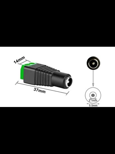 PV-T2М Переходник для подключения питания к камере (штекер Ø 5.5мм), мама