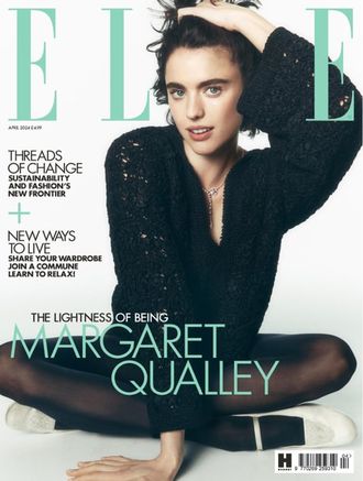 Elle UK Magazine April 2024 Margaret Qualley Cover, Иностранные журналы, Intpressshop