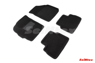 Комплект ковриков 3D DAEWOO MATIZ II черные (компл)