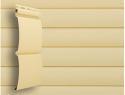 Сайдинг Блок-хаус 3,0 - имитация бруса из сруба, цвет ванильный | Grand Line D4,8