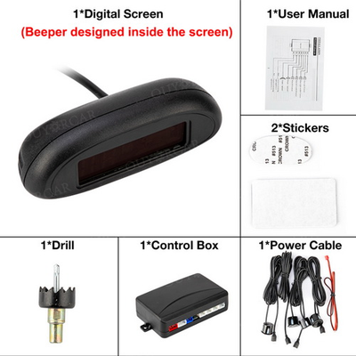 Парктроник Четыре датчика парктроника с дальностью обнаружения 2м окажут посильную помощь  revashop