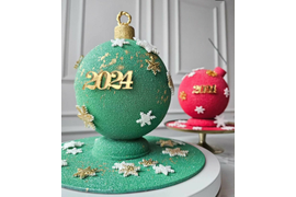 Торт "Новогодний шар"