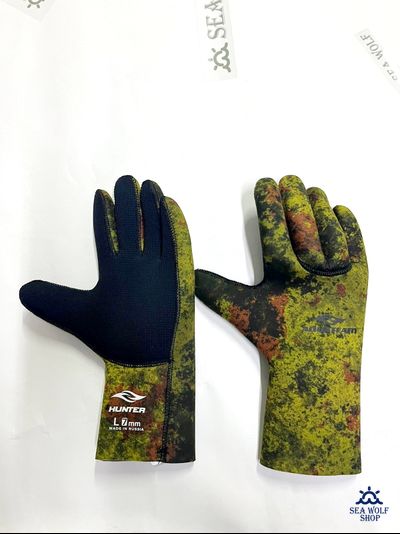 Перчатки неопреновые 7мм AquaTeam JACO Camo У/ОП р.XL