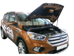 Амортизаторы капота, 2 шт. АвтоУпор для Ford Kuga II рестайлинг 2016-