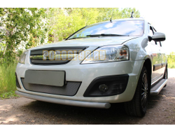 Защита радиатора Lada Largus 2012- / Largus Cross 2014-chrome низ