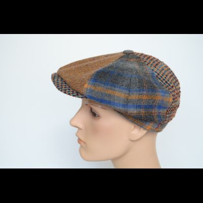 Кепка восьмиклинка Alfonso D ' Este 42052 клетка шотландская