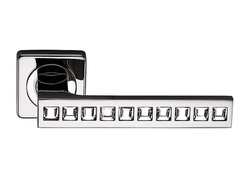 Дверные ручки Sillur С 199 хром/кристаллы