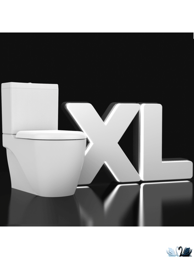 Унитаз Creavit Grande GR360-11CB00E-0000, в комплекте с бачком GR410.000, напольный приставной