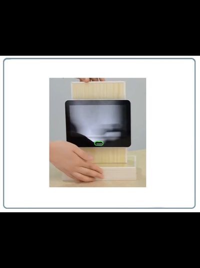 Автономный беспроводной надверный комплект (монитор 7" + панель вызова) с шлюзом LAN с DVR + модуль управления электронным замком, HD (Acebell)