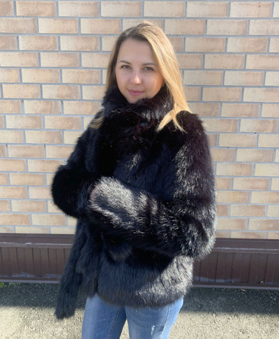 Шуба 734 черный