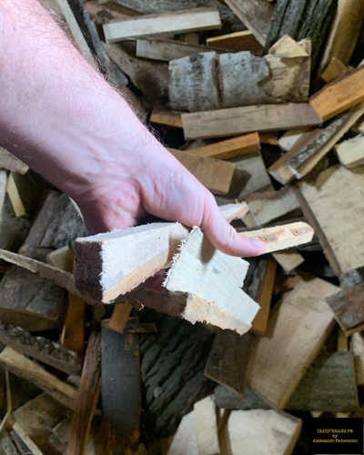 дрова из горбыля и обрези