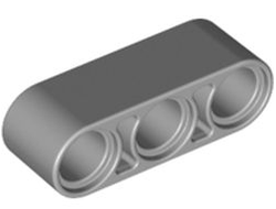 Technic, Liftarm Thick 1 x 3, Light Bluish Gray (32523 / 4211655)