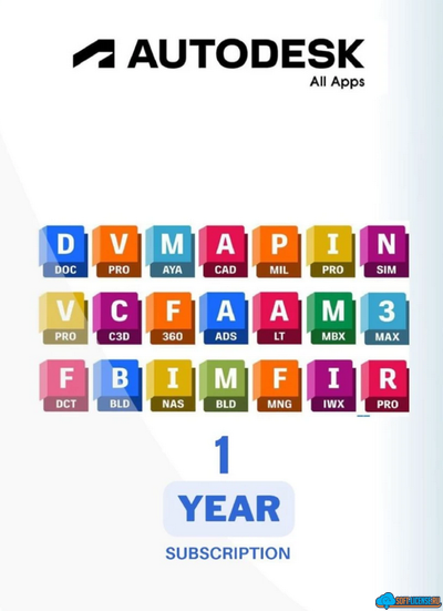 Подписка Autodesk All Apps Single-user Annual Subscription ( подписка для 1 пользователя на 1 год )