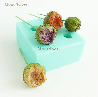 "Бутоны астр и хризантем" силиконовый молд