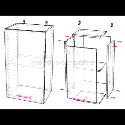 Шкаф кухонный Аляска А-40 (400)