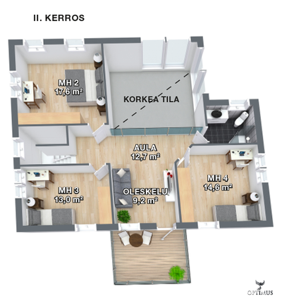 Комплект дома Lakka Meripihka - 187 м²
