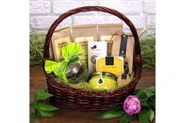 Оформление подарочных корзин