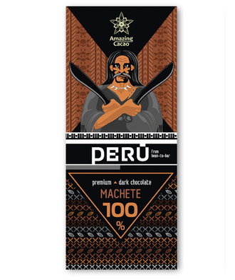 Горький шоколад Machete Перу 100% 80 г