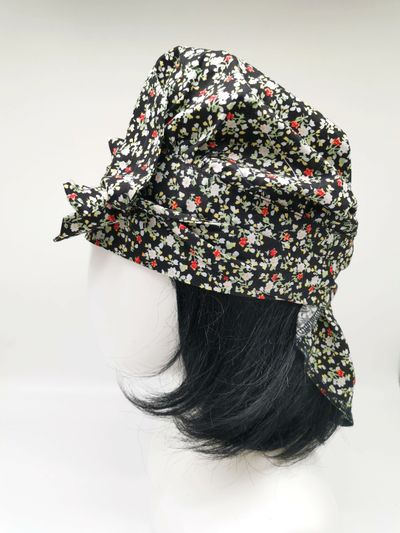 Повойник хлопковый "Цветочная ночь"