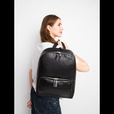 Женский кожаный рюкзак Vicenza Premium black (арт. 
3105-51)