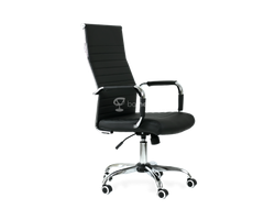 Кресло Barneo K-112 черная кожа, газлифт 3кл купить в Симферополе