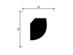 Потолочный плинтус DECOR-DIZAYN DD02, из дюрополимера, под покраску, ударопрочный, 2 метра