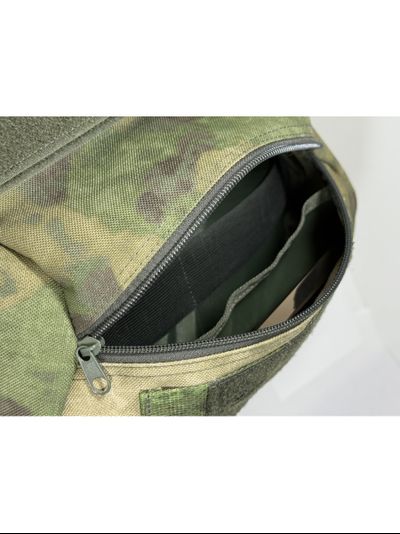 Подсумок напашный утилитарный, паховая сумка для напашника и бронежилета, цвет МУЛЬТИКАМ