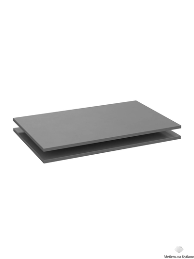 ШК 5 Комплект из 2-х полок для шкафа 800 / 1200 / 1600 графит серый