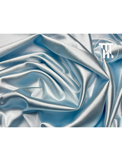 Сатин-вельвет, цв. Небесно-голубой