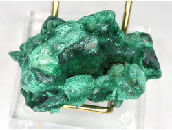 Малахит плисовый, кристаллический, ДР Конго (47*35*32 мм, 46 г) №37830