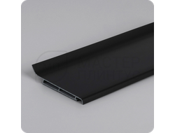 Плинтус Vilo Linela из ПВХ 412 Черный с мягким краем 16х80х2000 мм.